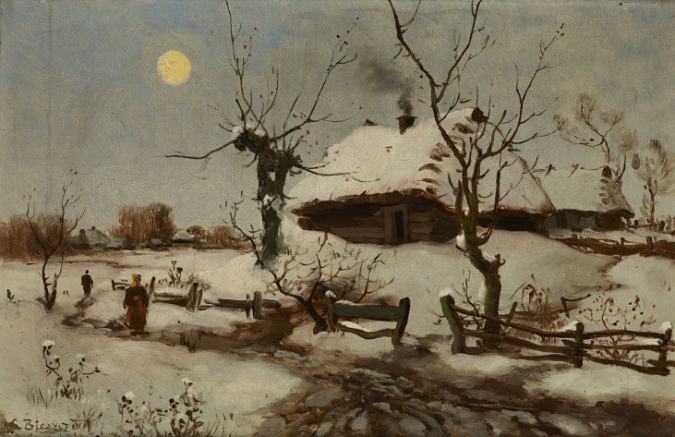 seweryn bieszczad - chaty w śniegu